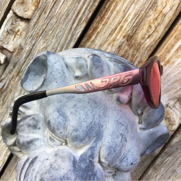 Jean Paul Gaultier Vintage 90’s Y2K Mirror Sunglasses Pink - Picture 7 of 12